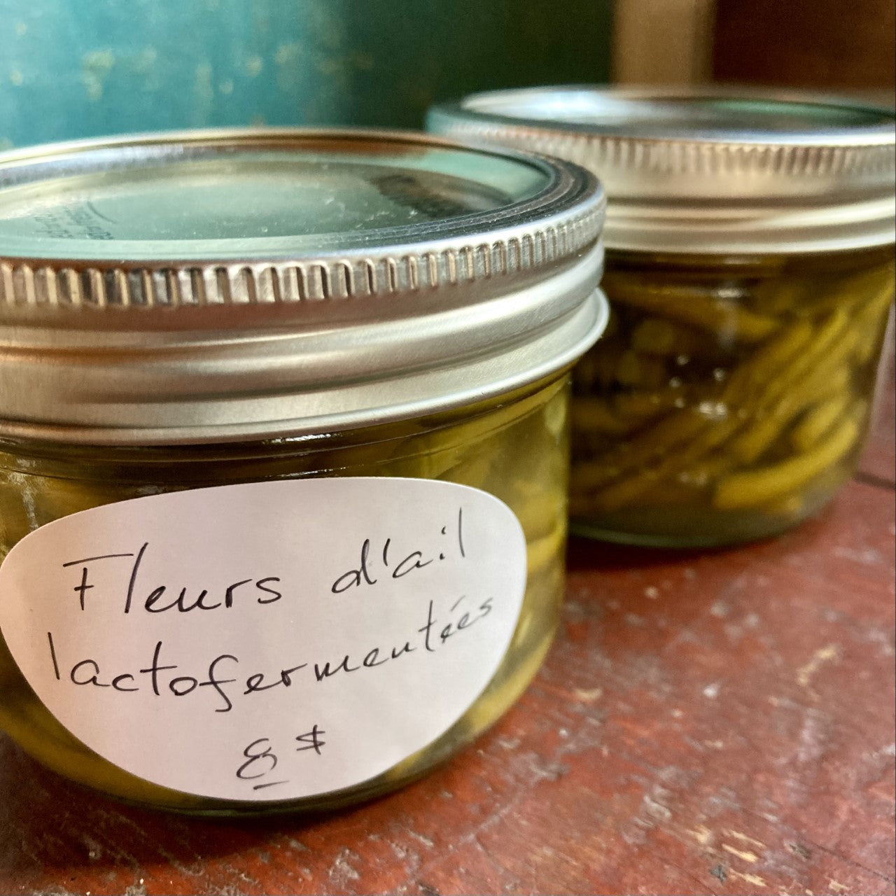 Fleurs d'ail lactofermentées